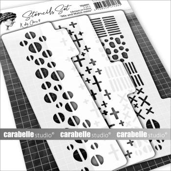 Carabelle Studio - Schablone "Mix And Match Minis" Stencil
