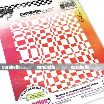 Carabelle Studio - Druckplatte "Drôle de damier" Art Printing