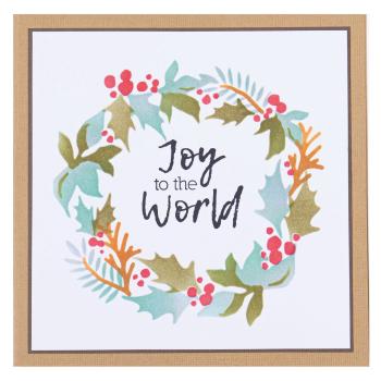Sizzix - Schablone "Holly Wreath" Layered Stencil Design by Lisa Jones
