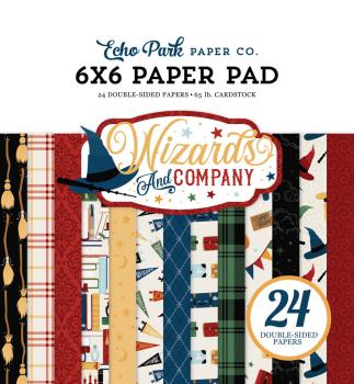 Echo Park - Designpapier "Wizards And Company" Paper Pack 6x6 Inch - 24 Bogen
