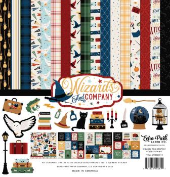 Echo Park - Designpapier "Wizards And Company" Collection Kit 12x12 Inch - 12 Bogen