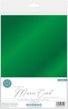 Craft Consortium - Spiegelkarton A4 "Green" Mirror Card - 10 Bogen