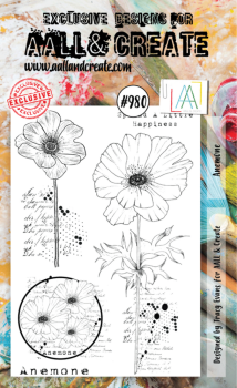 AALL and Create - Stempelset A6 "Anemone" Clear Stamps