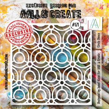 AALL and Create - Schablone 6x6 Inch "Circle Dance" Stencil