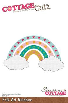 Scrapping Cottage - Stanzschablone "Folk Art Rainbow" Dies