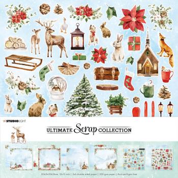 Studio Light - Designpapier "Christmas" Paper Pack 12x12 Inch ( 30,5x30,5 cm ) - 12 Bogen