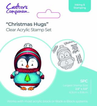 Crafters Companion - Stempelset "Christmas Hugs" Clear Stamps