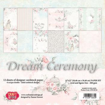 Craft & You Design - Designpapier "Dream Ceremony" Paper Pad 12x12 Inch - 12 Bogen