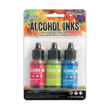 Ranger - Tim Holtz Alkoholtinte "Dockside Picnic" Alcohol Ink 3x14ml