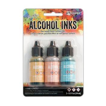 Ranger - Tim Holtz Alkoholtinte "Lakeshore" Alcohol Ink 3x14ml