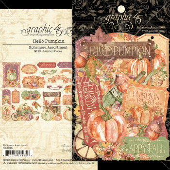 Graphic 45 - Stanzteile "Hello Pumpkin" Ephemera