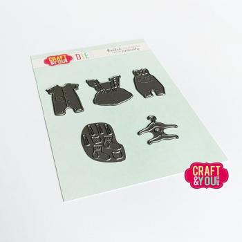 Craft & You Design - Stanzschablone "Baby's Clothes" Dies