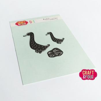 Craft & You Design - Stanzschablone "Geese Baby Toys" Dies