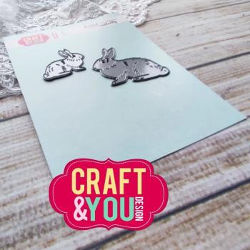 Craft & You Design - Stanzschablone "Rabbits" Dies