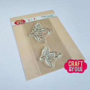 Craft & You Design - Stempelset "Leaves" Clear Stamps
