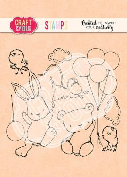 Craft & You Design - Stempelset "Easter" Clear Stamps