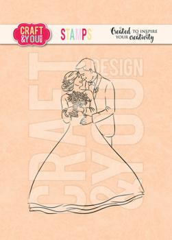 Craft & You Design - Stempel "Happy Couple" Clear Stamps