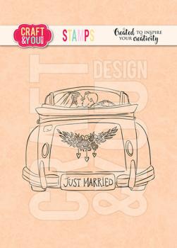 Craft & You Design - Stempel "Wedding Car" Clear Stamps