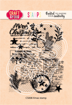 Craft & You Design - Stempel "Xmas Stamp" Clear Stamps