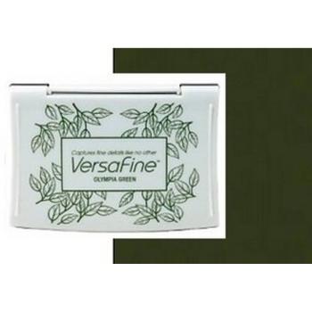Tsukineko VersaFine - Pigmenttinte - Stempelkissen "Olympia Green" Large Inkpad