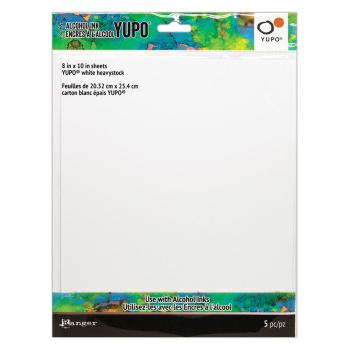 Ranger - Yupo Papier 20,32x25,4 cm "White" 5 Bogen