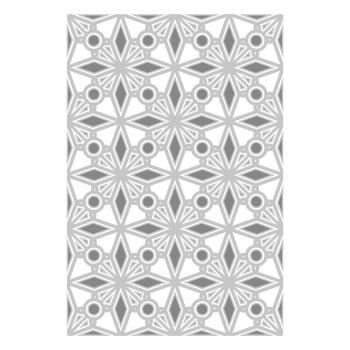 Sizzix - 3D Prägefolder "Geo Crystals" Embossing Folder Design by Olivia Rose
