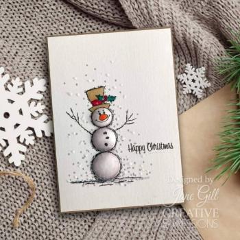 Woodware - Stempelset "Bubble Snowmen" Clear Stamps Design by Jane Gill