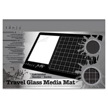 Tonic Studios - Tim Holtz - Glasmatte für Linkshändler "Travel Glass Media Mat - Left handed"