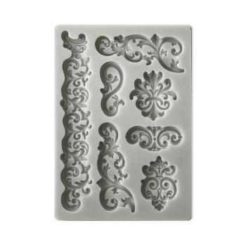 Stamperia - Gießform A6 "Borders and Laces" Soft Mould 