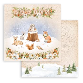 Stamperia - Designpapier "Winter Valley" Paper Pack 12x12 Inch - 10 Bogen