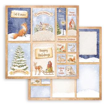 Stamperia - Designpapier "Winter Valley" Paper Pack 12x12 Inch - 10 Bogen