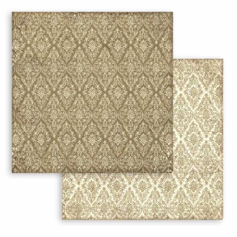 Stamperia - Designpapier "Christmas Greetings" Paper Pack 8x8 Inch - 10 Bogen