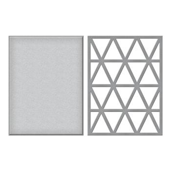 Spellbinders - Stanzschablone "Pennants Background" Dies