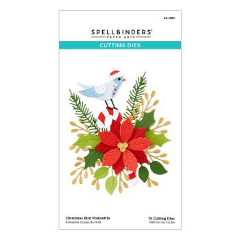 Spellbinders - Stanzschablone "Christmas Bird Poinsettia" Dies