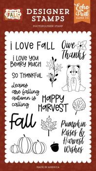 Echo Park - Stempelset "Happy Harvest" Clear Stamps