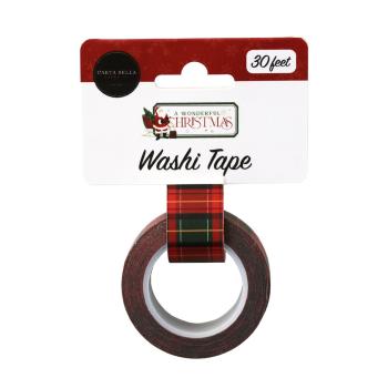 Carta Bella - Decorative Tape "Classic Christmas Plaid" Washi Tape