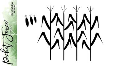 Picket Fence Studios - Stanzschablone "Corn Stalk" Dies 4,53x3,73 Inch