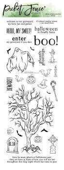 Picket Fence Studios - Stempelset "Ghosts of Halloweens Past " Clear stamps