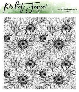 Picket Fence Studios - Stempel "Golden Sunflower Flowerheads" Clear stamps