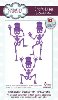 Creative Expressions - Stanzschablone "Skeletons" Craft Dies Design by Sue Wilson