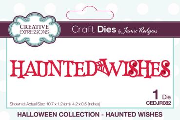Creative Expressions - Stanzschablone "Haunted Wishes" Craft Dies Design by Jamie Rodgers