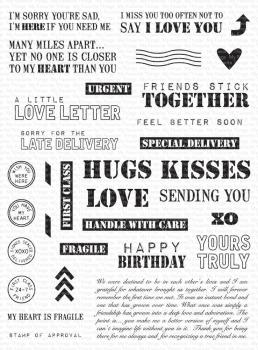 My Favorite Things Stempelset "First Class Friend" Clear Stamps