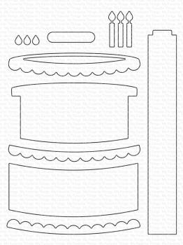 My Favorite Things - Stanzschablone "Interactive Birthday Cake" Die-namics