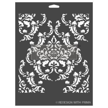 Re-Design with Prima - Schablone "Regal Striae" Stencil 