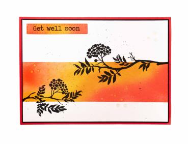 Preview: Studio Light - Stempelset "Berry Branch" Clear Stamps