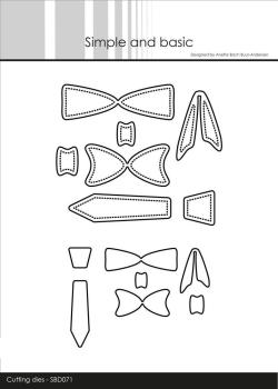 Simple and Basic - Stanzschablone "Butterfly & Bow" Dies