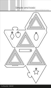 Simple and Basic - Stanzschablone 12,6x21 cm "Diamondbox" Dies