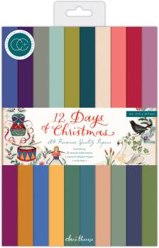 Craft Consortium - Papierblock A4 "12 Days of Christmas" Paper Pad - 20 Bogen