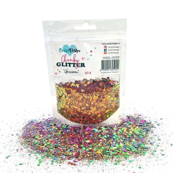 Carlijn Design - Glitzermischung "Unicorn" Chunky Glitter 20g