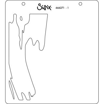 Sizzix - Schablone "Painted" Layered Stencil Design by Olivia Rose